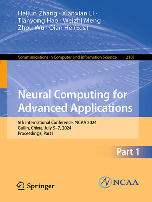 cover image of Neural Computing for Advanced Applications